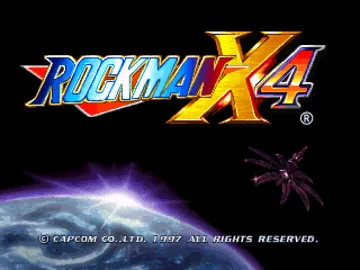 Rockman X4 (JP) screen shot title